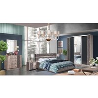 Комплект мебели для спальни КМК Мебель Монако 0913 (сосна натуральная/дуб шато)