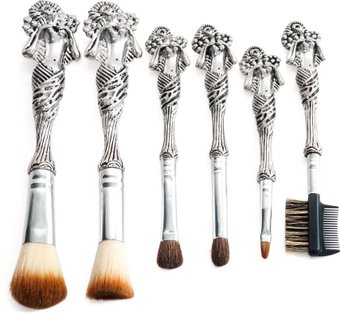 Набор кистей Kristaller 9616 (6 шт, серебристый)