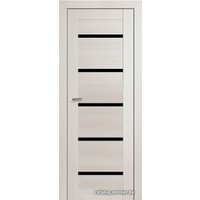 Межкомнатная дверь ProfilDoors 7X 70x200 (эшвайт мелинга/стекло триплекс черный)