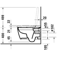 Унитаз подвесной Duravit SensoWash Starck f Plus 650000012004320