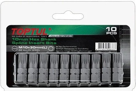

Набор бит Toptul FSFA1212G (10 предметов)