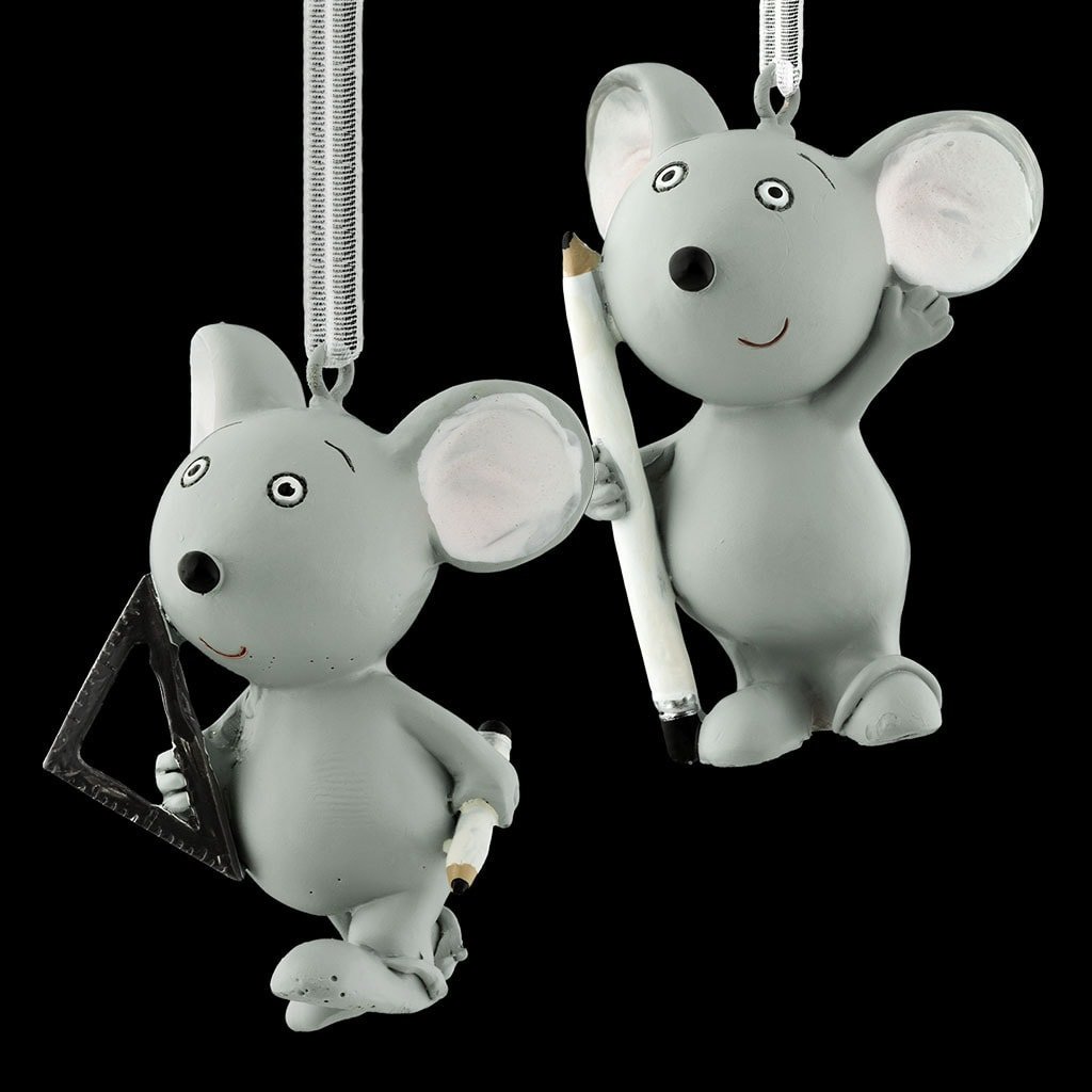 

Елочная игрушка Erich Krause Decor Канцелярская мышь 46748
