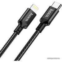 Кабель Hoco X14 USB Type-C - Lightning (1 м, черный)