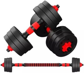 Набор гантелей с соединительным грифом  Motiways с грифом 19кг