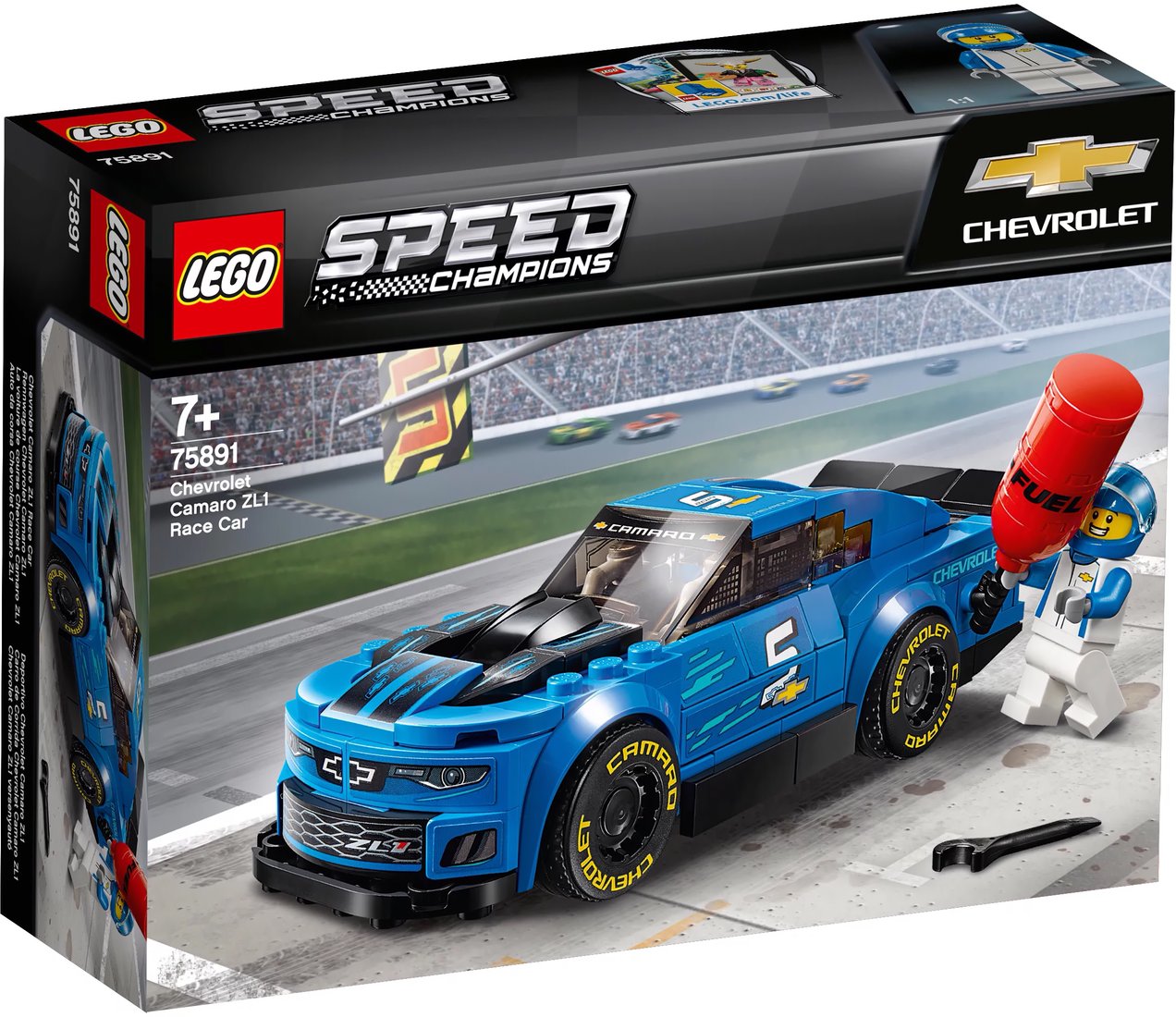 

Конструктор LEGO Speed Champions 75891 Chevrolet Camaro ZL1