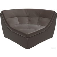 Элемент модульного дивана Лига диванов Холидей люкс 105699 (экокожа, коричневый)