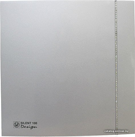 Осевой вентилятор Soler&Palau Silent-100 CZ Silver Design Swarowski [5210622400]