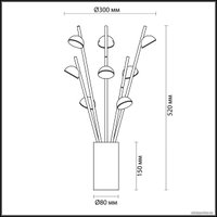 Настольная лампа Odeon Light Verica 4156/24TL