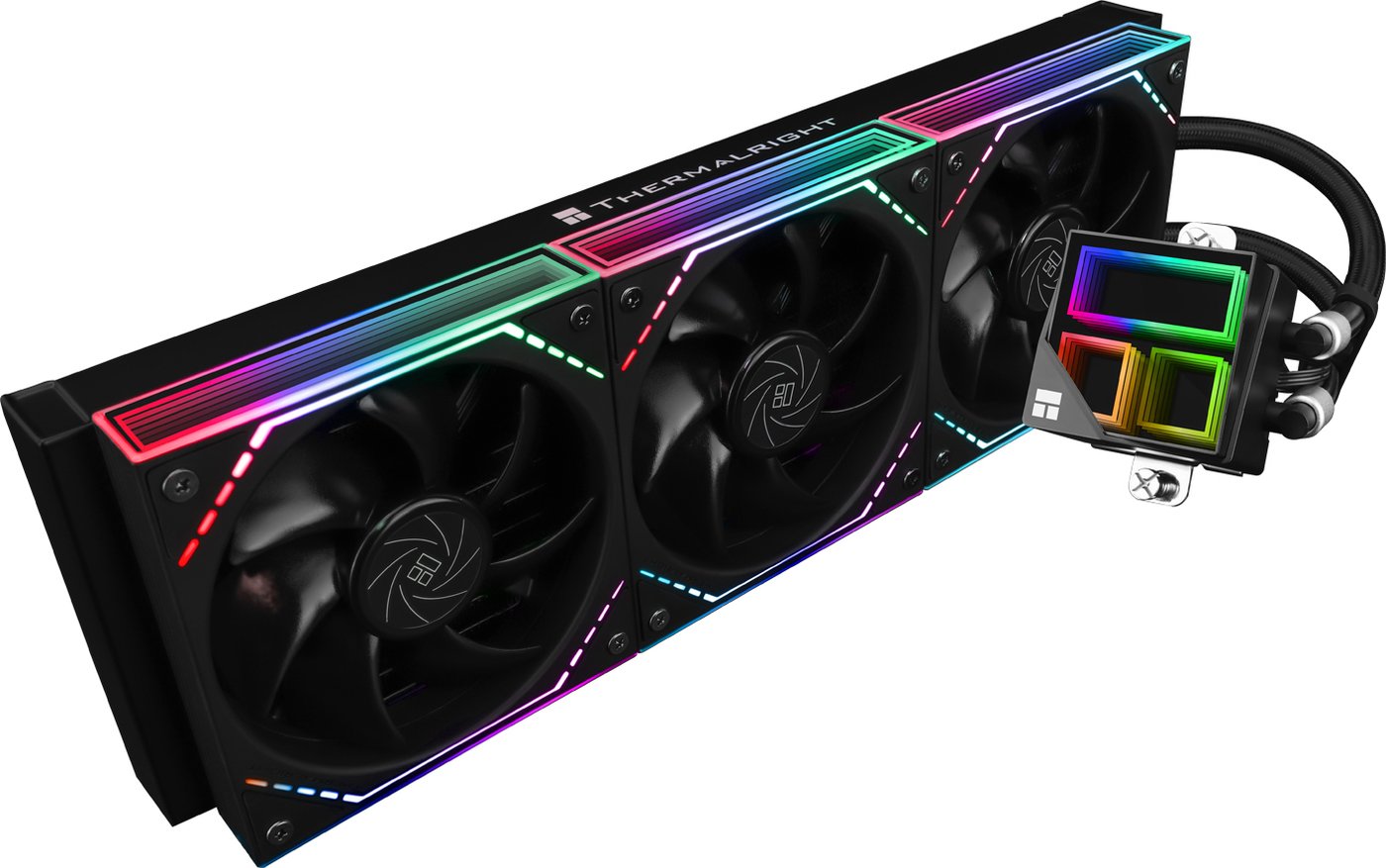 

Система жидкостного охлаждения для процессора Thermalright Frozen Infinity 360 ARGB (черный)