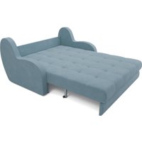 Диван Мебель-АРС Аккордеон Барон НПБ 120x200 (голубой Luna 089)