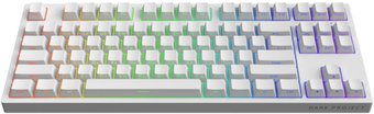 Dark Project KD87A White (Gateron Cap Teal)