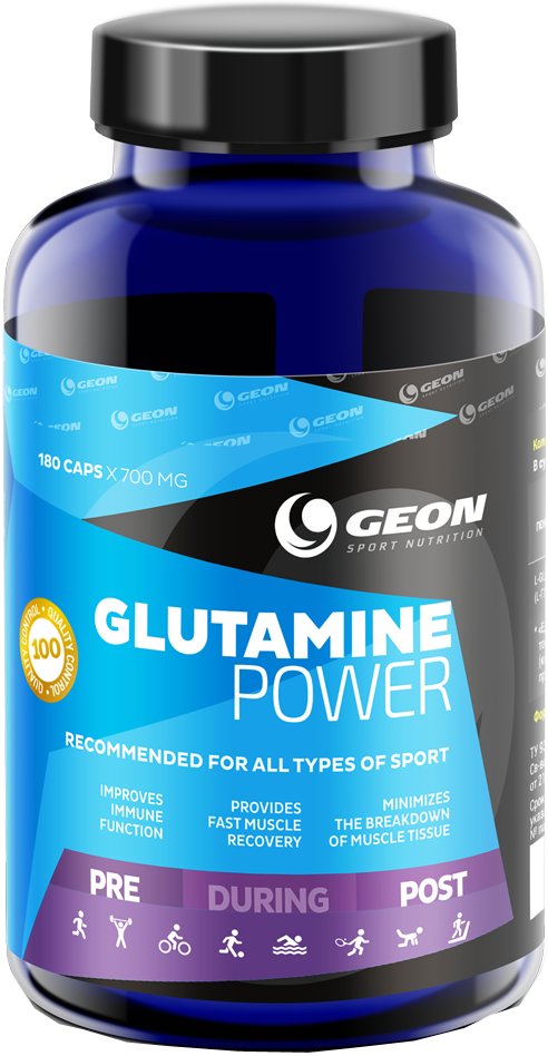 

L-глютамин Geon Glutamine Power (180 капсул)