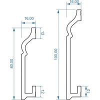 Плинтус Marca Bello Centro 80