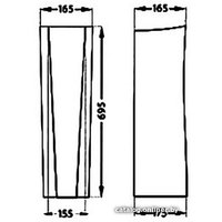 Пьедестал для умывальника Santek Бореаль WH110591