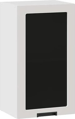 

Шкаф навесной Трия Гренада 1В4С (белый/холст мокко)