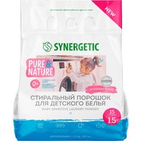 Стиральный порошок Synergetic Baby Sensitive для детского белья гипоаллергенный 1.5 кг