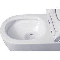 Унитаз подвесной Roxen Porto в комплекте с инсталляцией StounFix Dual Fresh 6 в 1 576390 (кнопка: белый глянец)