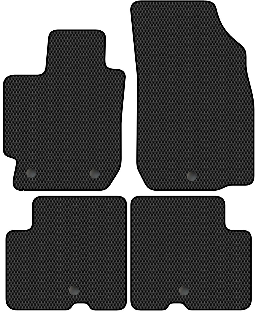 

Комплект ковриков для авто Alicosta Nissan Almera III (седан / G15) 2012 - 2019 (черный, ромб)