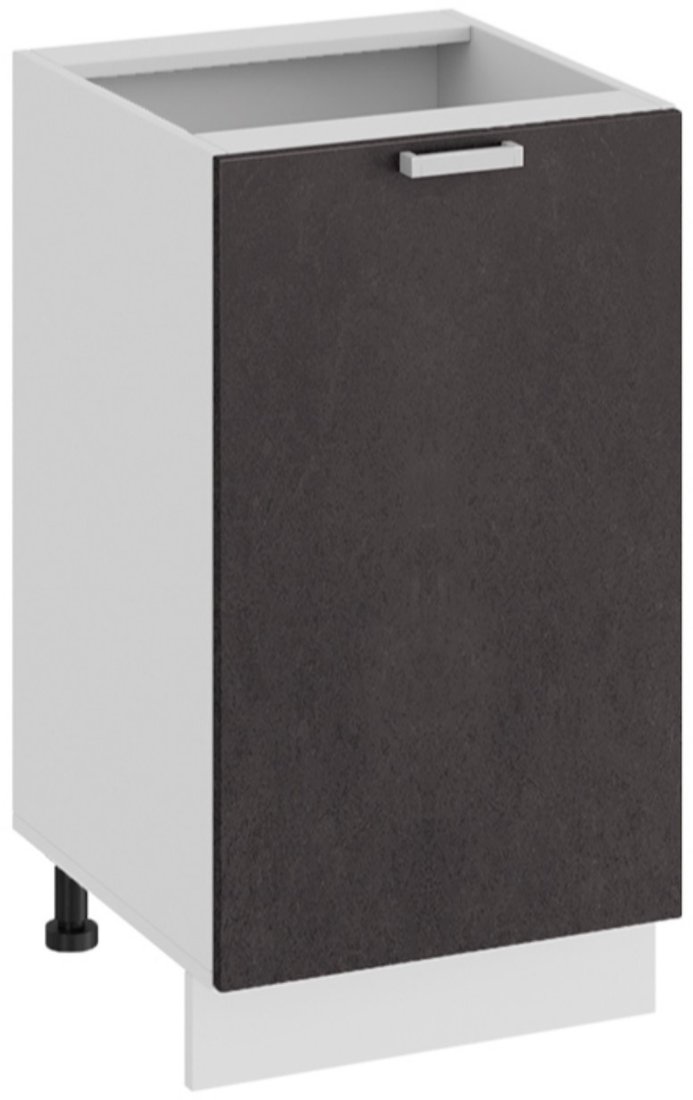 

Шкаф напольный Трия Гранита 1Н45 (белый/бетон графит)