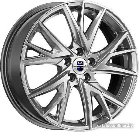 Литые диски K&K КС1054 18x6.5 5x108мм DIA 60.1мм ET 33мм дарк платинум