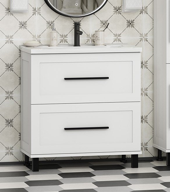 

Misty Тумба под умывальник Модерн 80 П-Мод07080-011Пр