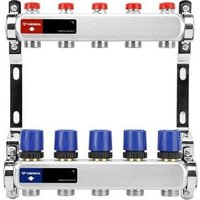 Запорная арматура Varmega Коллекторная группа для отопления ВР 1", на 6 контуров 3/4" EK VM15506