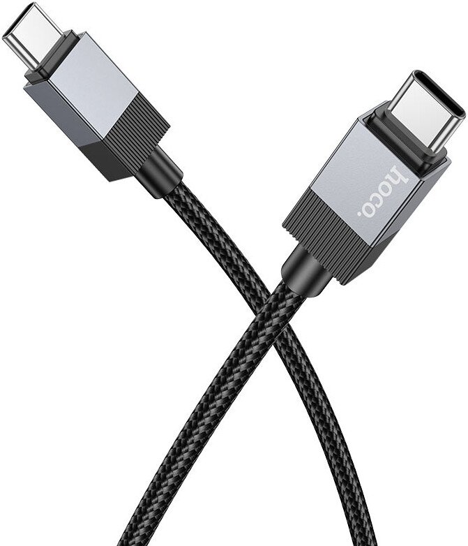 

Кабель Hoco X110 Honorific 3.0A USB Type-C - USB Type-C (1 м, черный)