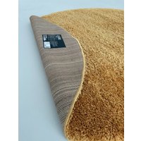 Ковер для жилой комнаты LAXMI Fluffy 01 круг (2x2, Yellow)