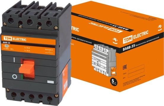 

Выключатель автоматический TDM Electric ВА88-35 3Р 200А 35кА SQ0707-0016