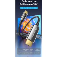 Кабель Vention CRCBF USB Type-C - HDMI (1 м, черный)