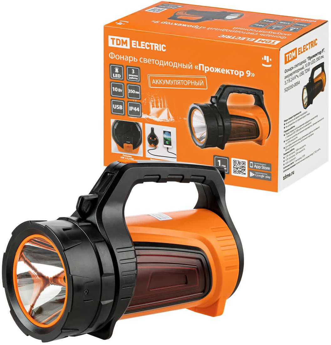 

Фонарь TDM Electric Прожектор 9 SQ0350-0054