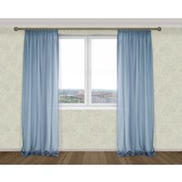 Комплект гардин Delfa Voile СТШ/Д-050 Voile/404 2x2.5 м (лунная тень, 2 шт)