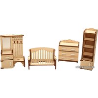 Аксессуары для кукольного домика Polly Набор мебели в кукольный домик - прихожая