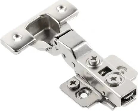 

Мебельная петля GTV Silento Pro полунакладная без пружины без еврошурупа с 3D регулировкой Clipon