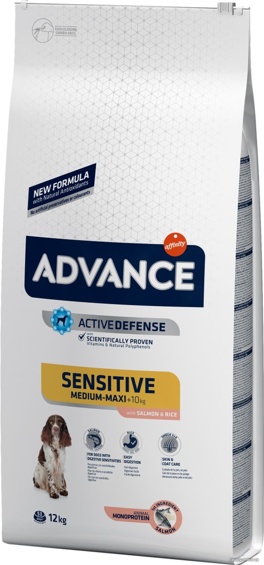 Сухой корм для собак Advance Sensitive Salmon & Rice 12 кг