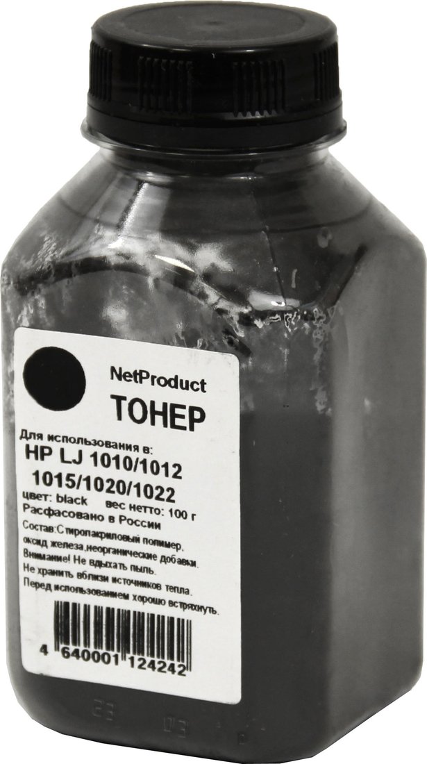

Тонер NetProduct для HP LJ 1010/1012/1015/1020/1022 100 г