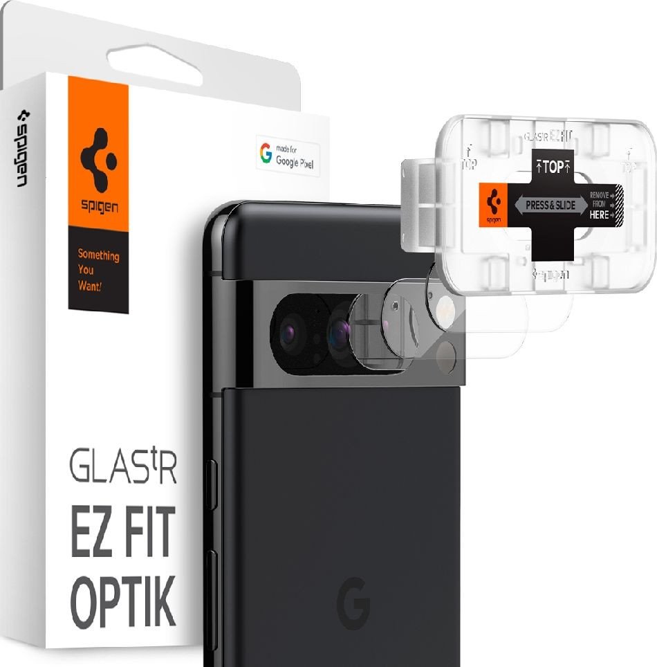 

Защитное стекло Spigen Optik TR EZ Fit camera protector для Google Pixel 8 Pro AGL07394 (2шт)