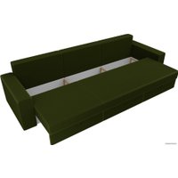 Диван Лига диванов Мэдисон Long 106161 (микровельвет, зеленый)