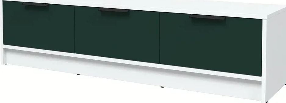 

Тумба Интерлиния ТВ Концепт КТ-ТВ3-35 Глосс (белый платинум/изумруд)