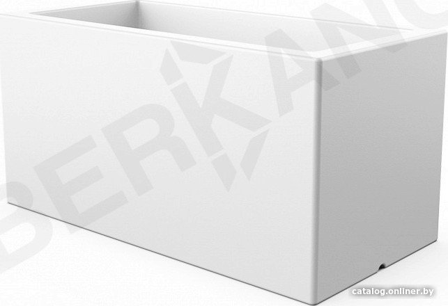 Кашпо Berkano Cubric 80*40 DB (белый)