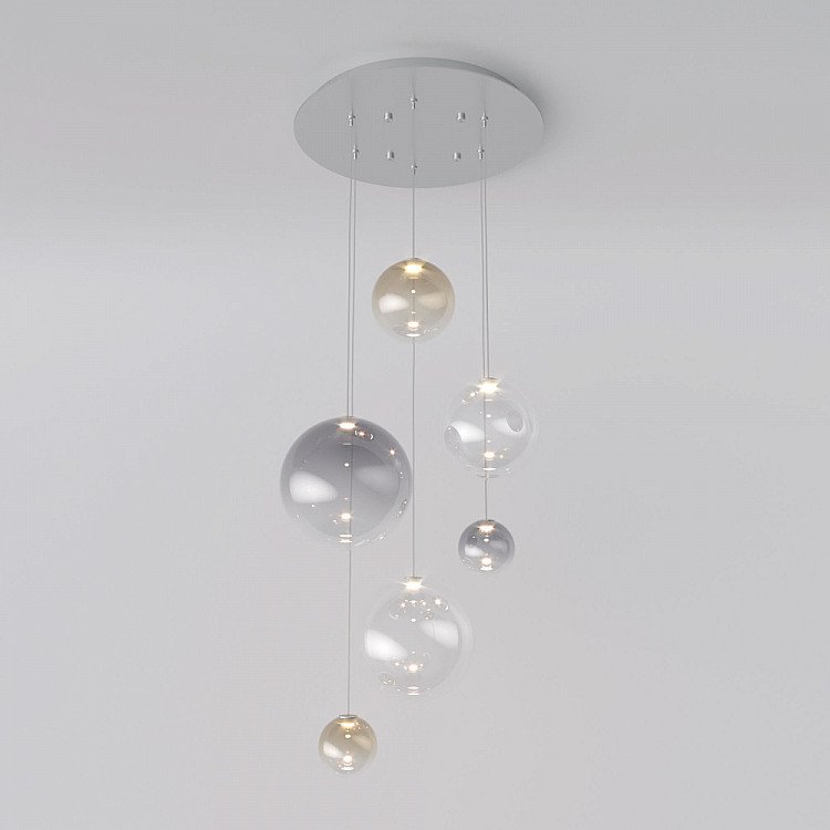

Подвесная люстра Евросвет Wonder 50230 LED хром