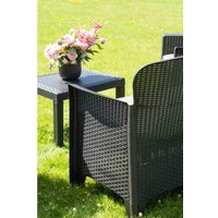 Набор садовой мебели Ipae Progarden JUN06CAN (антрацит)