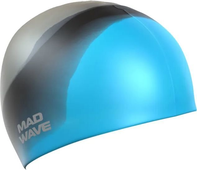 

Шапочка для плавания Mad Wave Multi Adult Big(голубой)