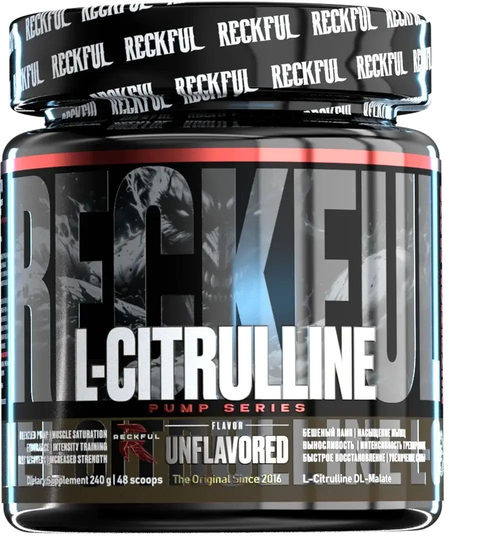 Цитруллин Reckful L-Citrulline Malate (240 г)