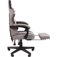 Игровое (геймерское) кресло CHAIRMAN CH27 (ткань, серый/черный) в Гродно