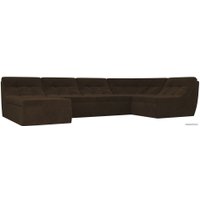 П-образный диван Лига диванов Холидей 101849 (коричневый)