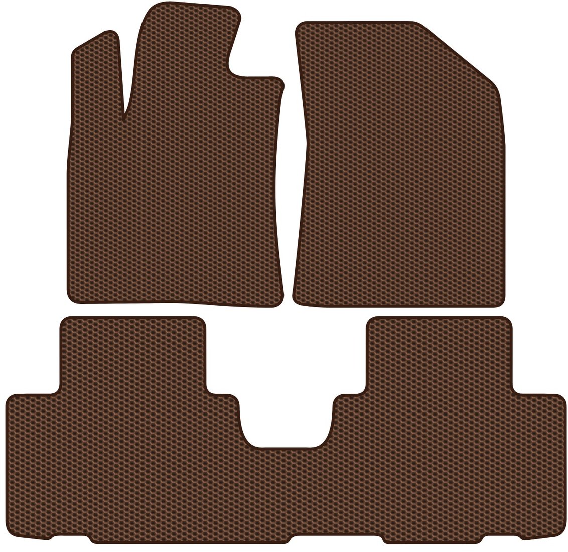 

Комплект ковриков для авто Alicosta Changan CS 75 Plus I (suv) 2021 - Н.В. (коричневый, сота)