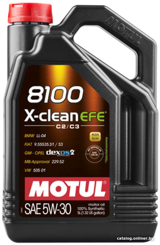 Моторное масло Motul 8100 X-Clean EFE 5W-30 5л