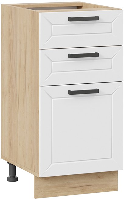 

Шкаф напольный Трия Лорас 1Н4Я3 (дуб крафт золотой/холст белый)