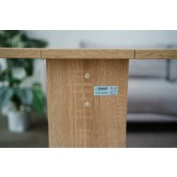 Стол-книга Stoloff Мечта 2280x850 (дуб сонома, опоры вкручиваемые, углы прямые без роликов и ручек) в Гродно